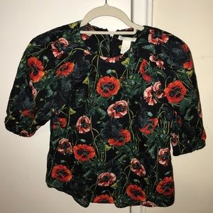 H&M FLORAL BLOUSE!